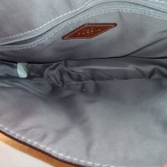 Vintage Fossil Cowhide Leather Brown Purse - Picture 8 of 15